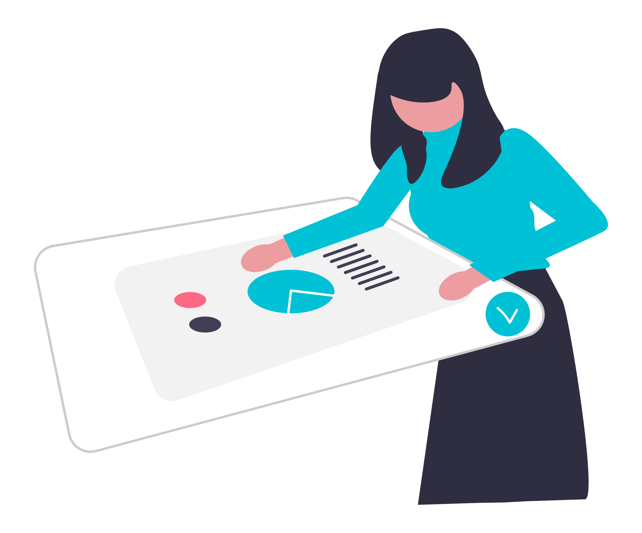 Ilustración de revisión de diseño corporativo y marca digital orientada a conversión