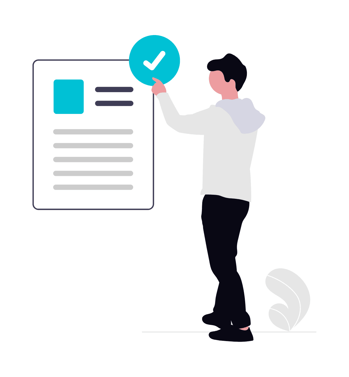 Ilustración de aprobación y handoff comercial entre IA y equipo de ventas en el CRM